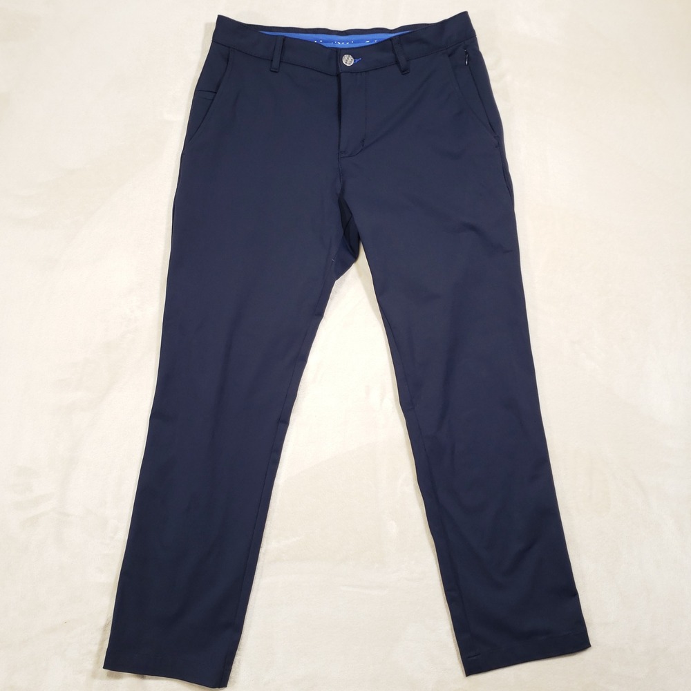 Twillory Performance‎ Pants Mens 31x29 Navy Blue Tailored Fit Technical Stretch